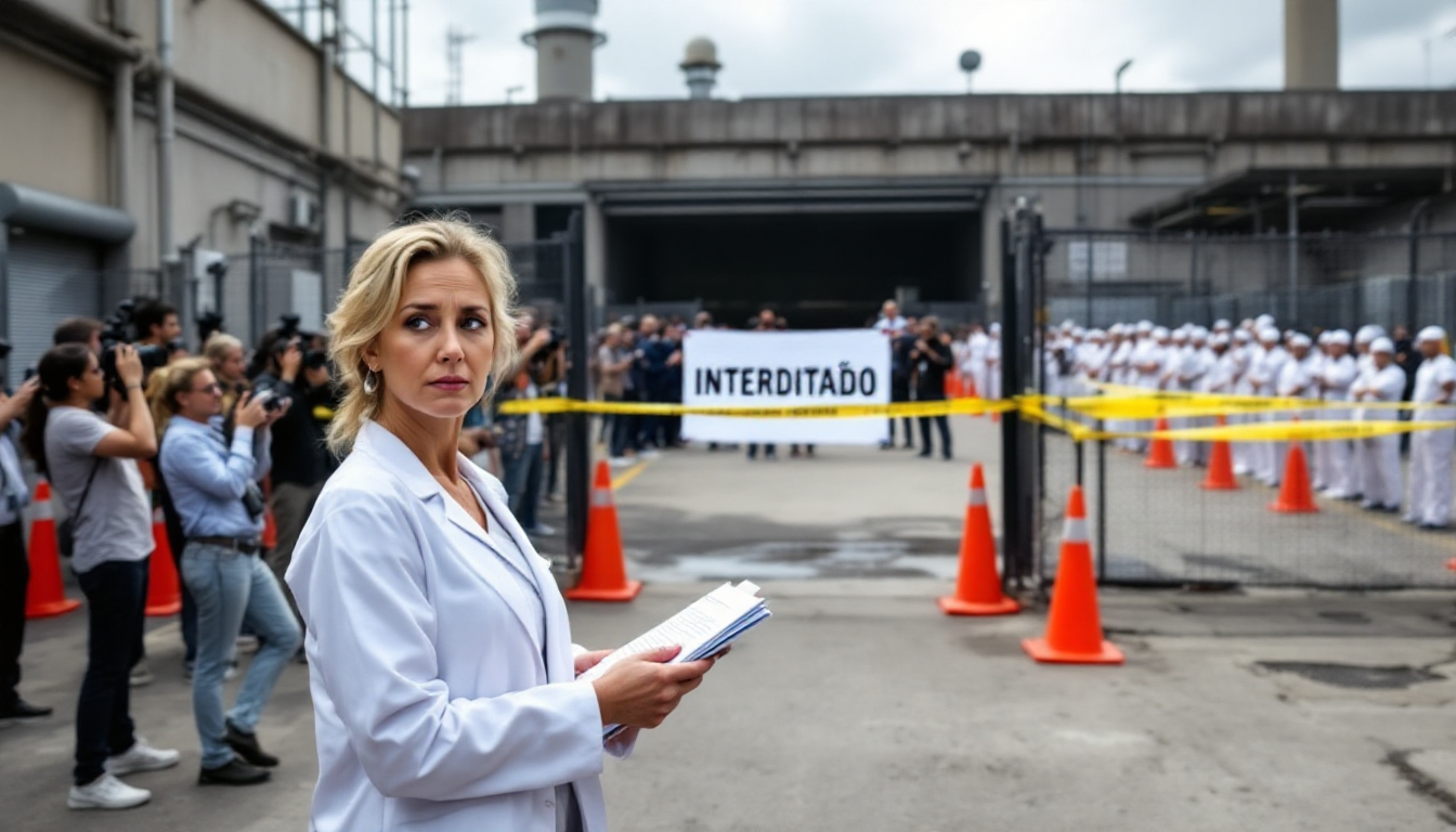 Fábrica interditada